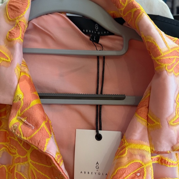 Elegant Floral Maxi Dress in Pink and Orange - Picture 5 of 5